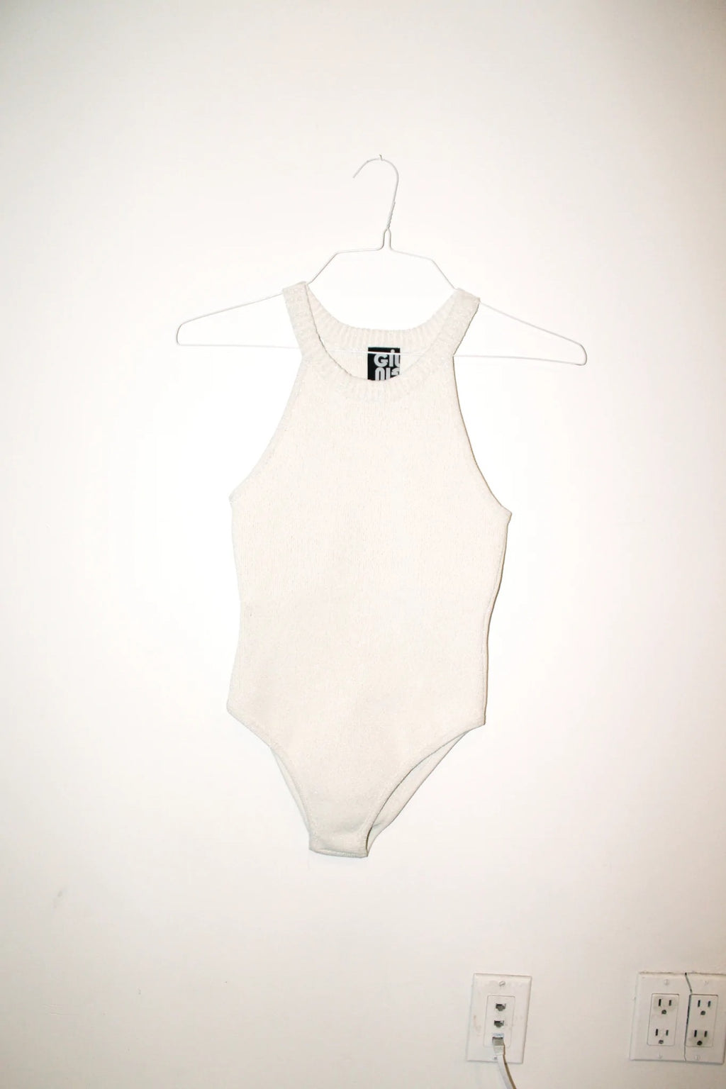 Solar Swimsuit in Bleach Glitter