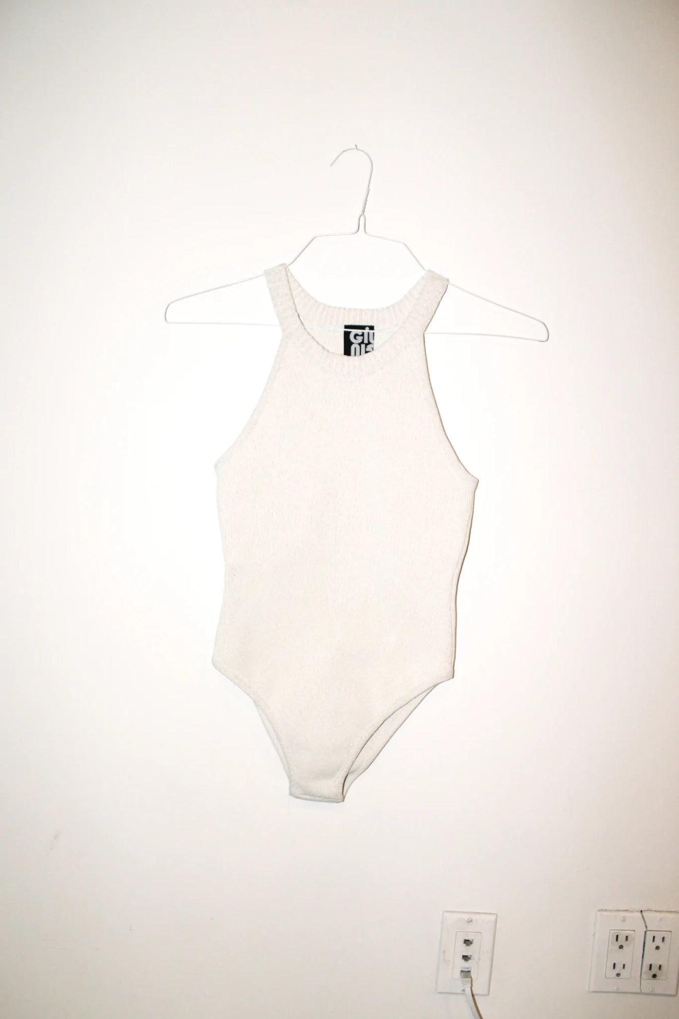 Solar Swimsuit in Bleach Glitter