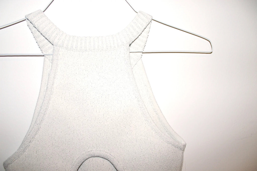 Solar Swimsuit in Bleach Glitter