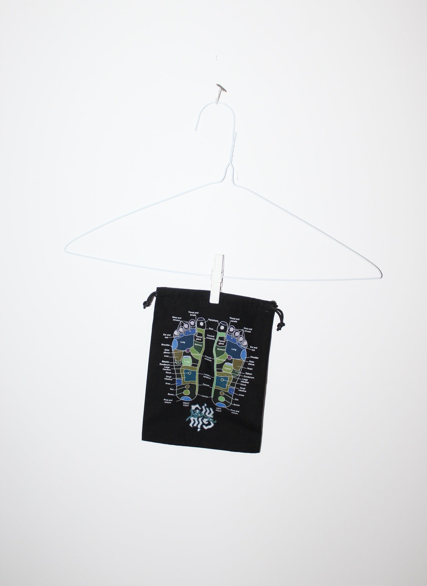 AIR Reflexology Sock in Onyx/Flora Blur