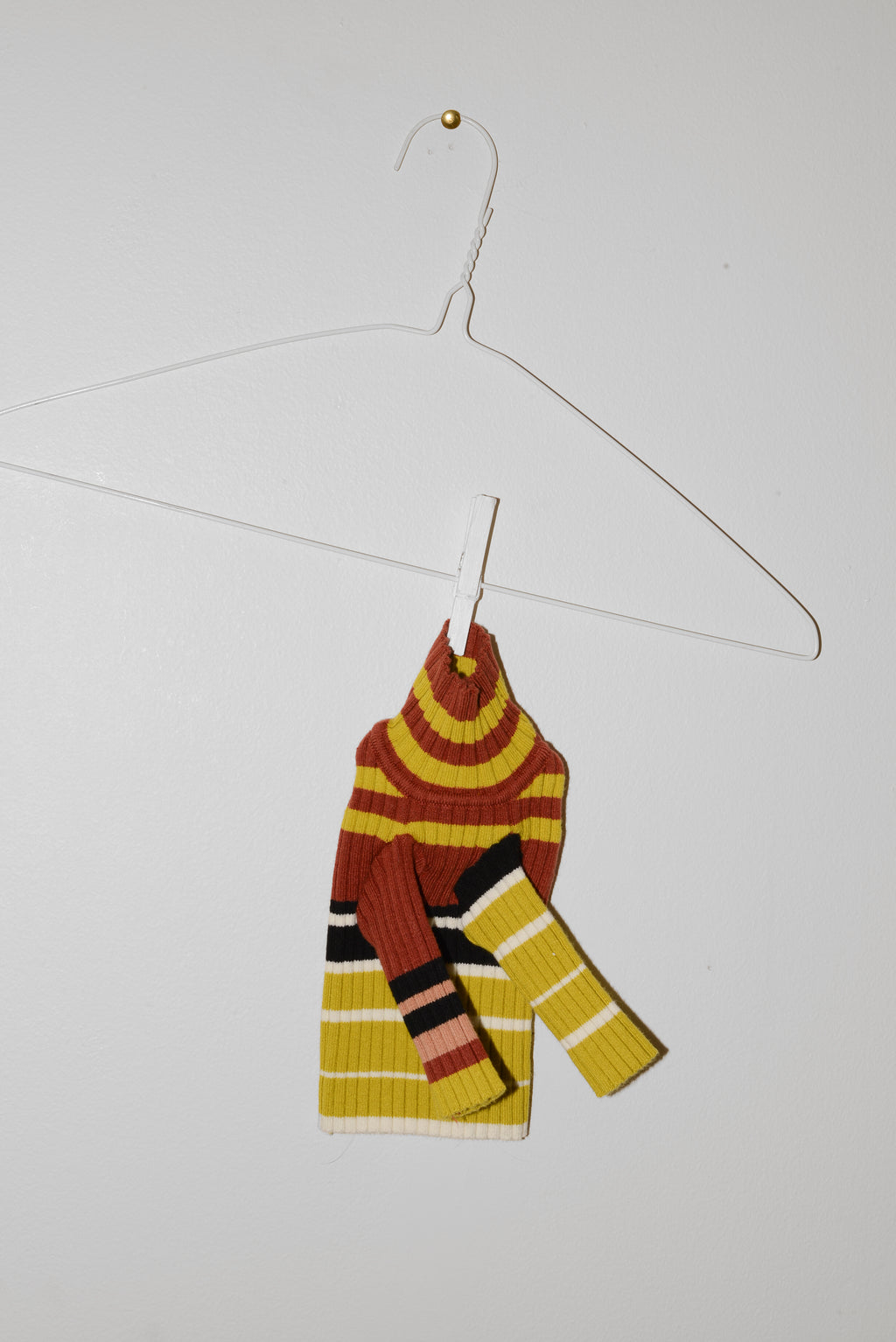 NONNA Animal Turtleneck in Unité Stripe